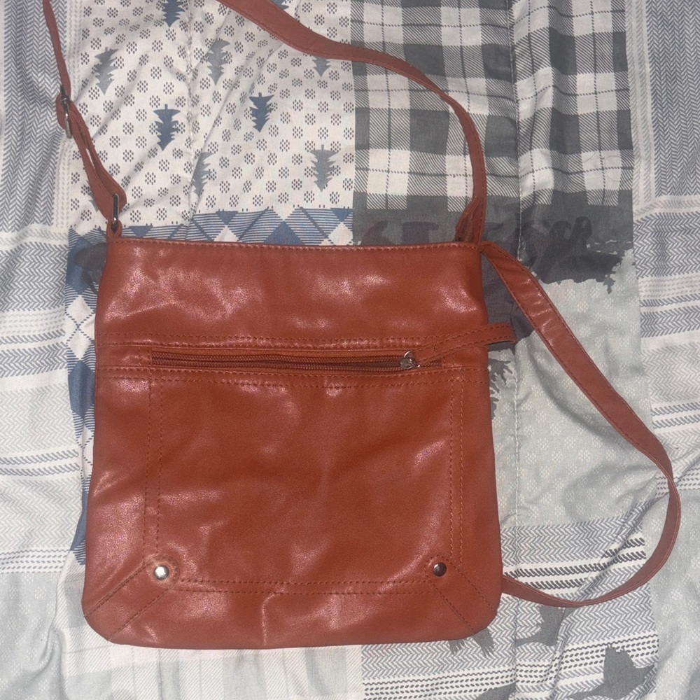 Elegant Brown Crossbody Bag